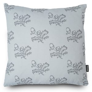 INK ARTWORK ACORNS CUSHION