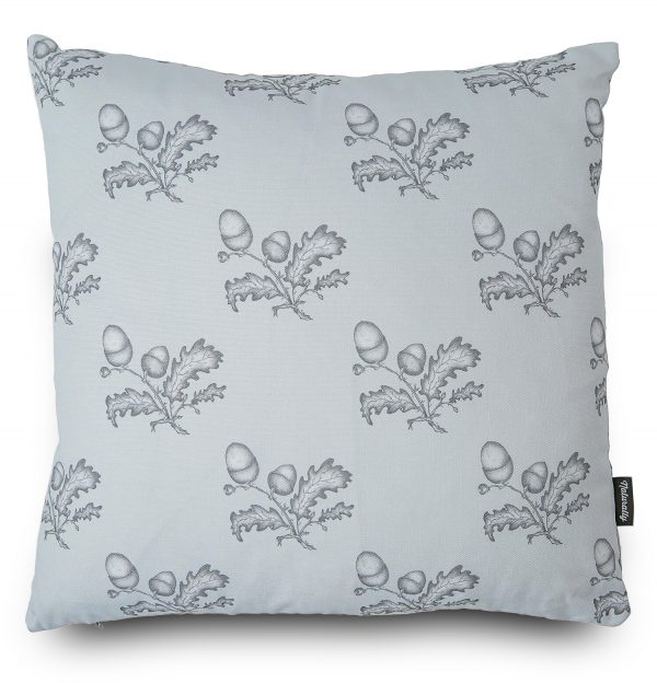 INK ARTWORK ACORNS CUSHION